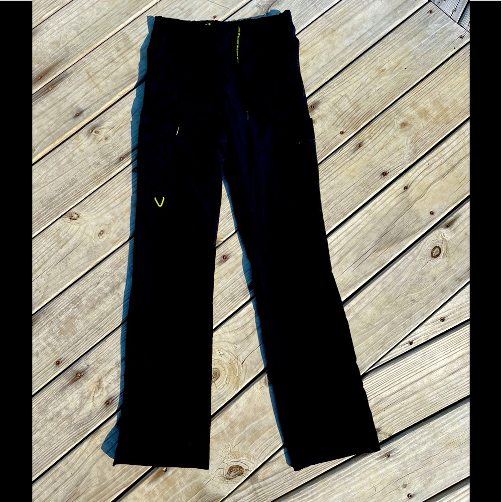 Med Couture Scrub Pants Size X-Small; Black
